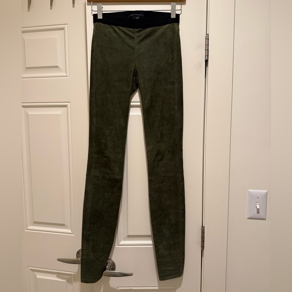 Theory Suede Leggings